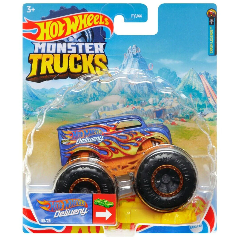 Mattel Hot Wheels - Monster Trucks, Hot Wheels Delivery (55/75) HHG79 (FYJ44)