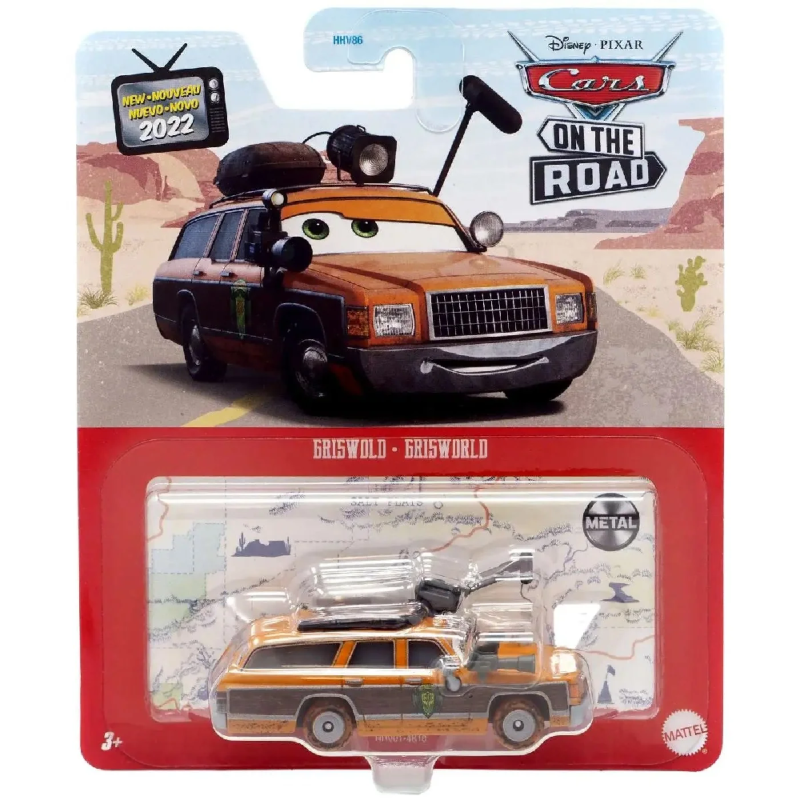 Mattel Cars - Αυτοκινητάκι, On The Road, Griswold HHV01 (DXV29)