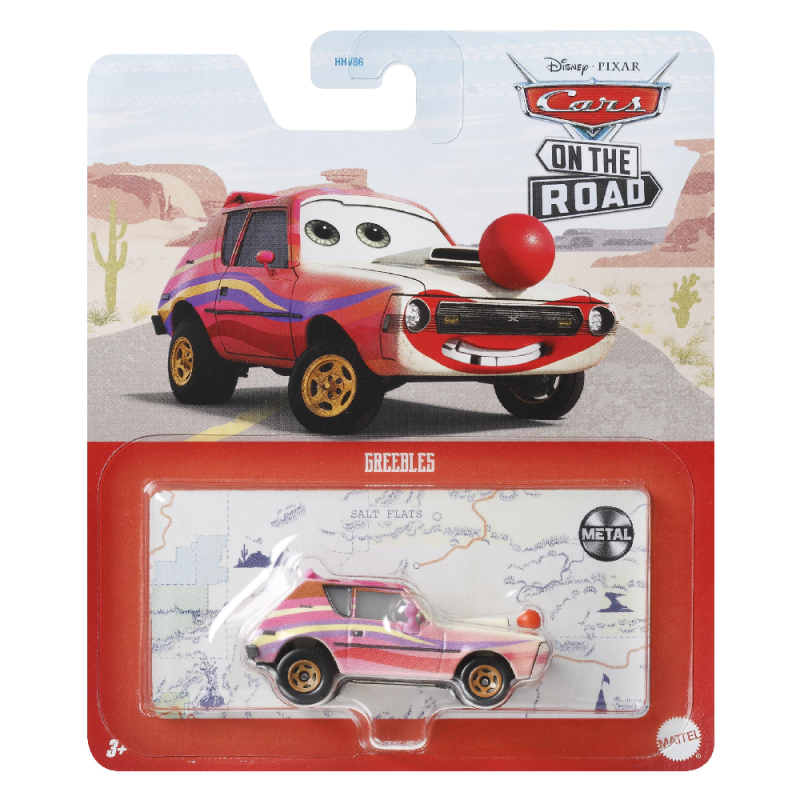 Mattel Cars - Αυτοκινητάκι, On The Road, Greebles HHV07 (DXV29)