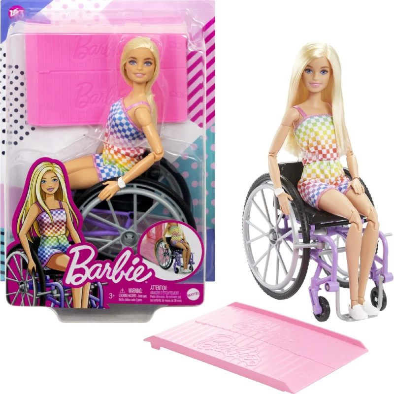 Mattel Barbie - Fashionistas Mε Αναπηρικό Αμαξίδιο HJT13