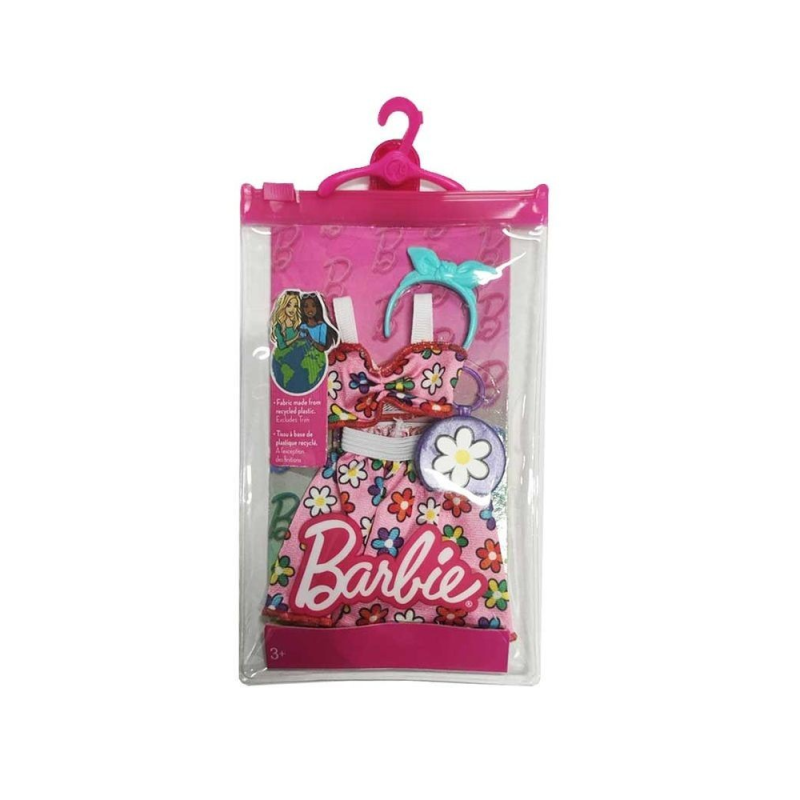 Mattel Barbie - Βραδινά Σύνολα, Flower Dress HJT21 (GWC27)