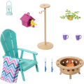 Mattel Barbie - Έπιπλα Backyard Patio HJV33 (HJV32)