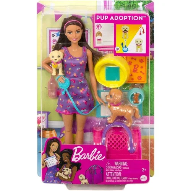 Mattel Barbie - Κουταβάκια- Λατίνα HKD86