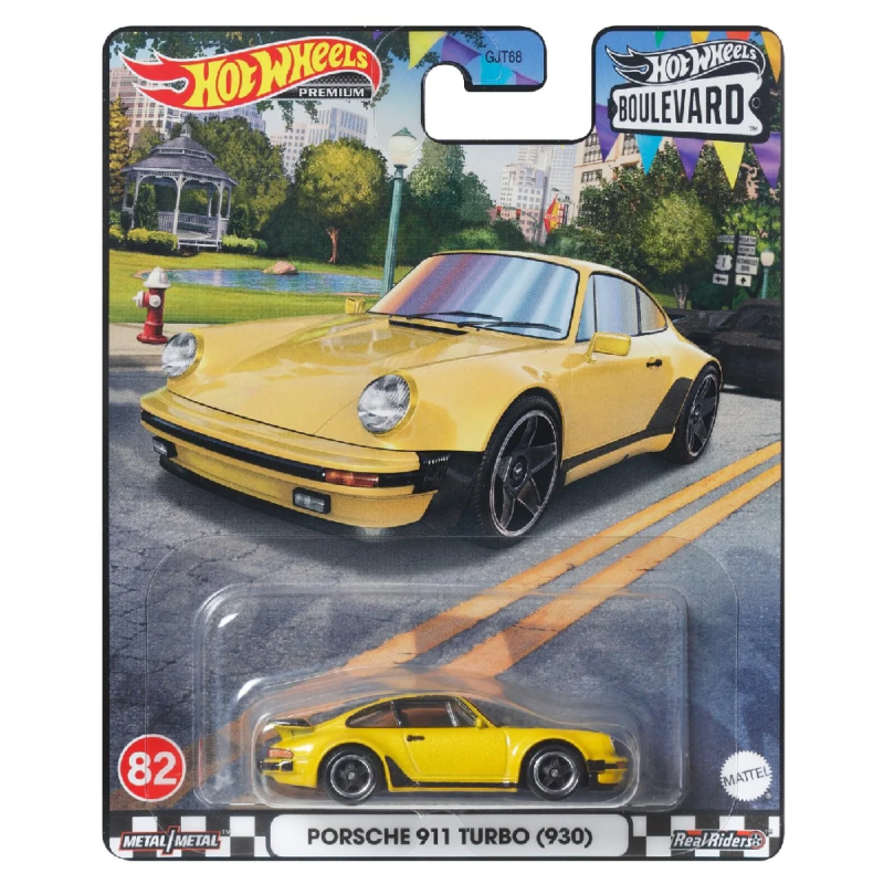 Mattel Hot Wheels - Αυτοκινητάκι Premium Boulevard, Porsche 911 Turbo (930) No82 HKF34 (GJT68)