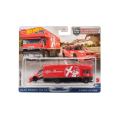 Mattel Hot Wheels - Νταλίκα Με Αυτοκινητάκι, Alfa Romeo 155 V6 Ti & Fleet Flyer HKF42 (FLF56)