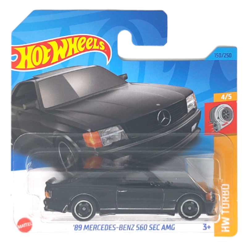 Mattel Hot Wheels - Αυτοκινητάκι HW Turbo, ΄89 Mercedes-Benz 560 SEC AMG (8/10) HKG45 (5785)