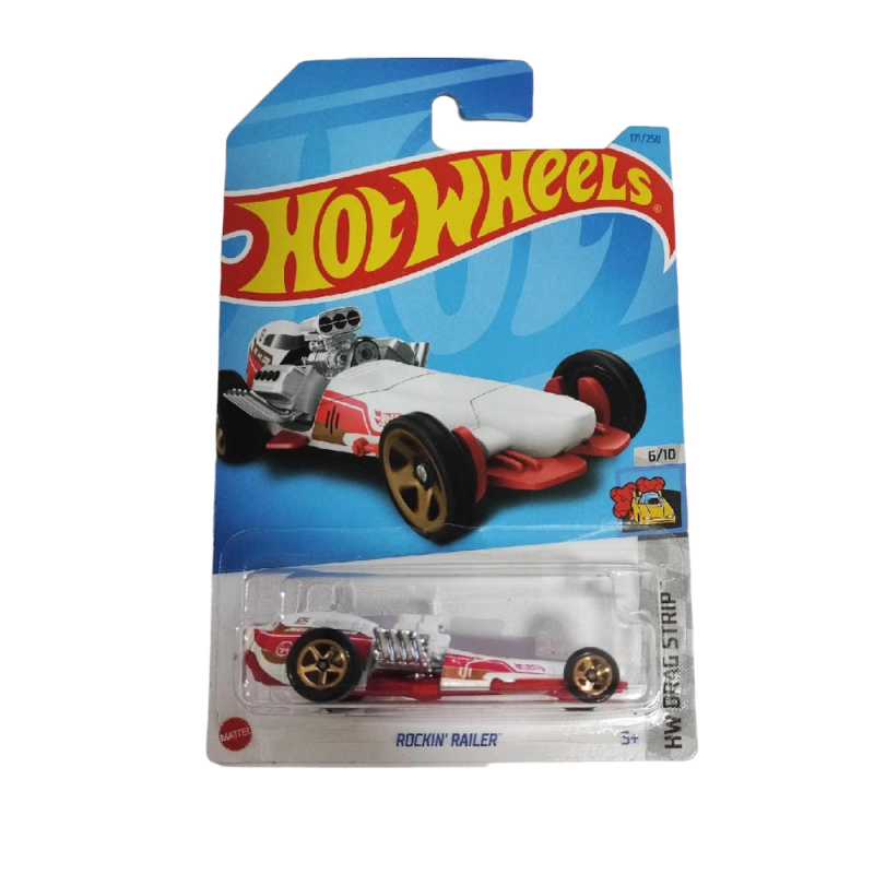Mattel Hot Wheels - Αυτοκινητάκι HW Drag Strip, Rockin' Railer (6/10) HKG53 (5785)