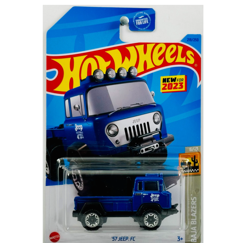 Mattel Hot Wheels - Αυτοκινητάκι Baja Blazers 6/10 ,'57 Jeep FC HKG72 (5785)