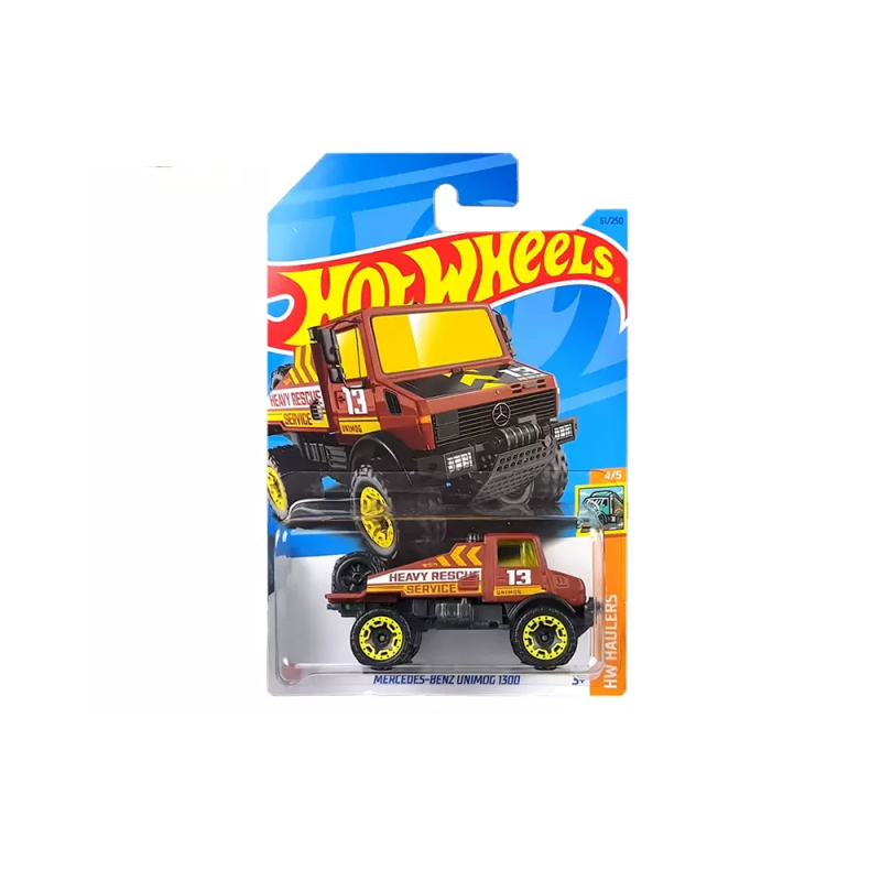 Mattel Hot Wheels - Αυτοκινητάκι HW Haulers, Mercedes-Benz Unimog 1300 (4/5) HKH26 (5785)
