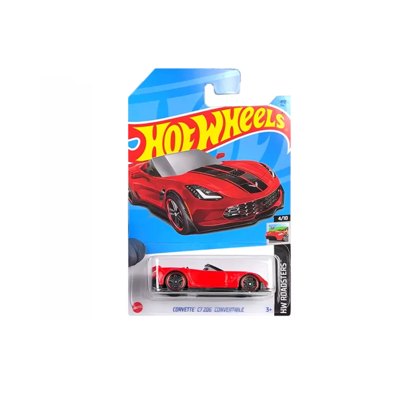Mattel Hot Wheels - Αυτοκινητάκι HW Roadsters, Corvette C7 Z06 Convertible (4/10) HKH41 (5785)