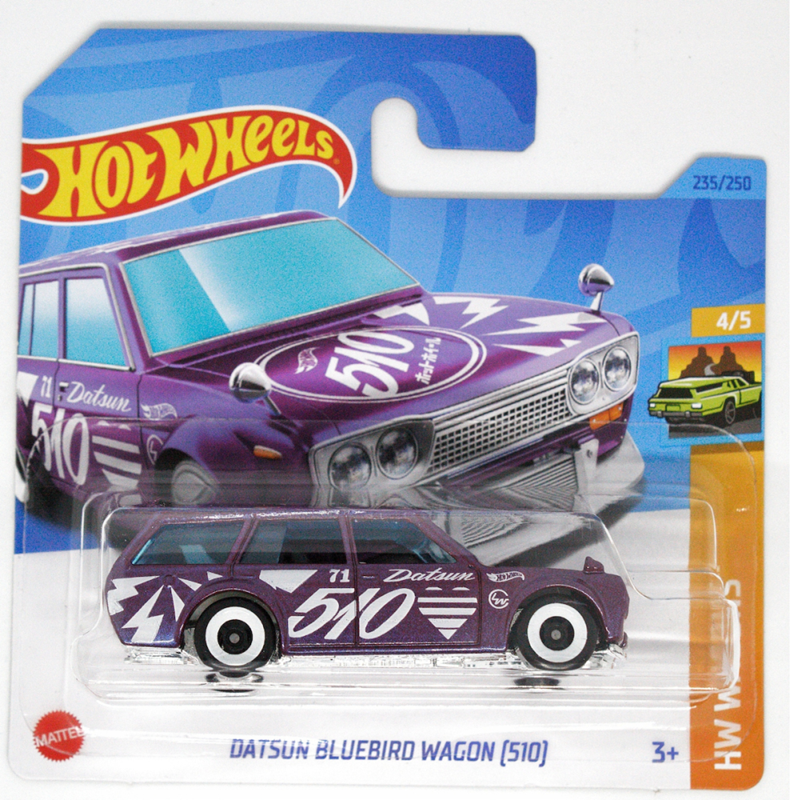 Mattel Hot Wheels - Αυτοκινητάκι HW Wagons 235/250 , Datsun Bluebird Wagon(510) HKH72 (5785)
