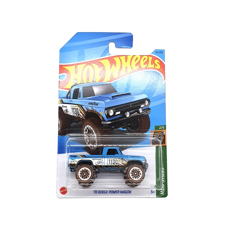 Mattel Hot Wheels - Αυτοκινητάκι Mud Studs, '70 Dodge Power Wagon (2/5) HKH76 (5785)