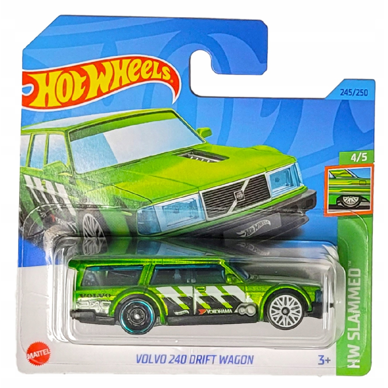 Mattel Hot Wheels - Αυτοκινητάκι HW Slammed, Volvo 240 Drift Wagon (4/5) HKJ07 (5785)