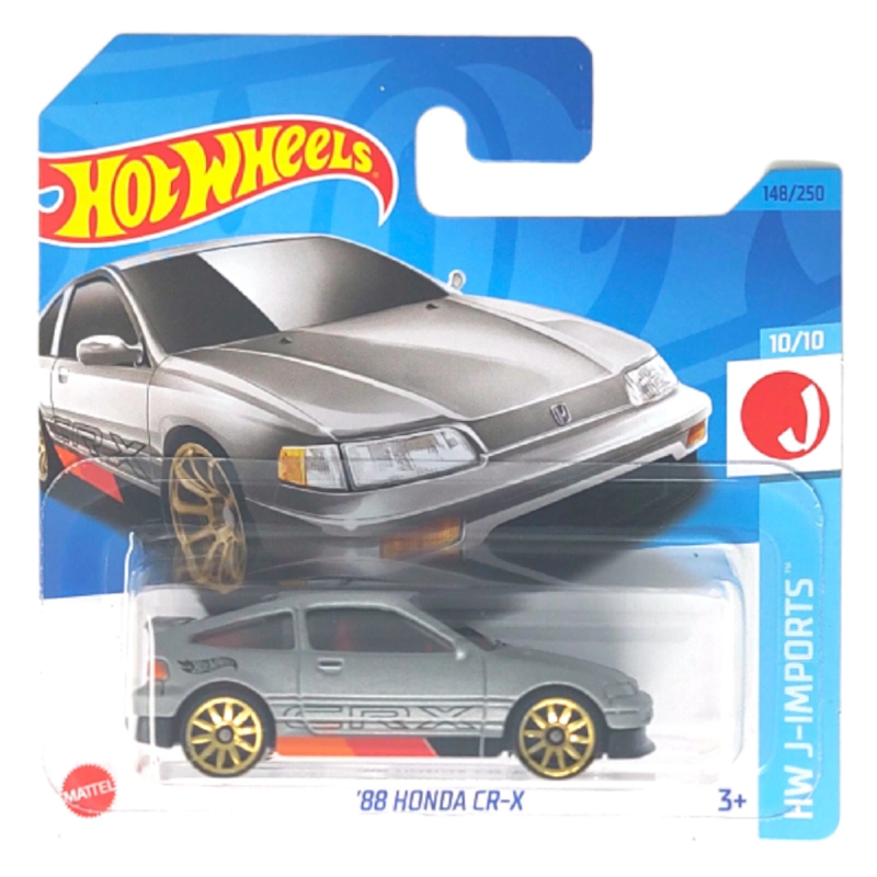 Mattel Hot Wheels - Αυτοκινητάκι HW J-Imports, ΄88 Honda CR-X (10/10) HKJ17 (5785)