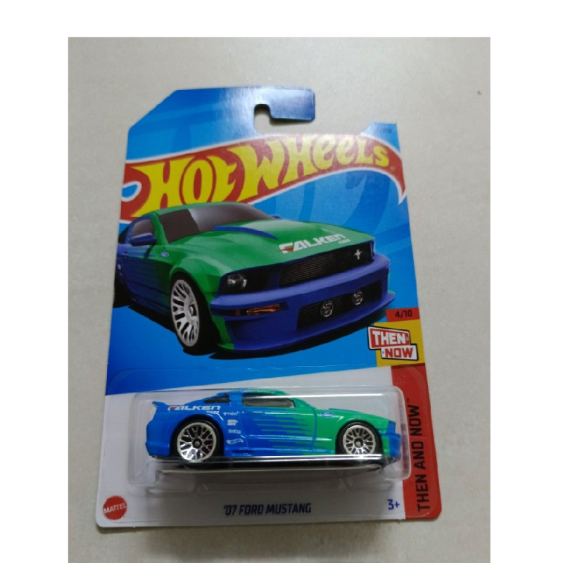 Mattel Hot Wheels - Αυτοκινητάκι '07 Ford Mustang 4/10 , Then And Now HKJ43 (5785)