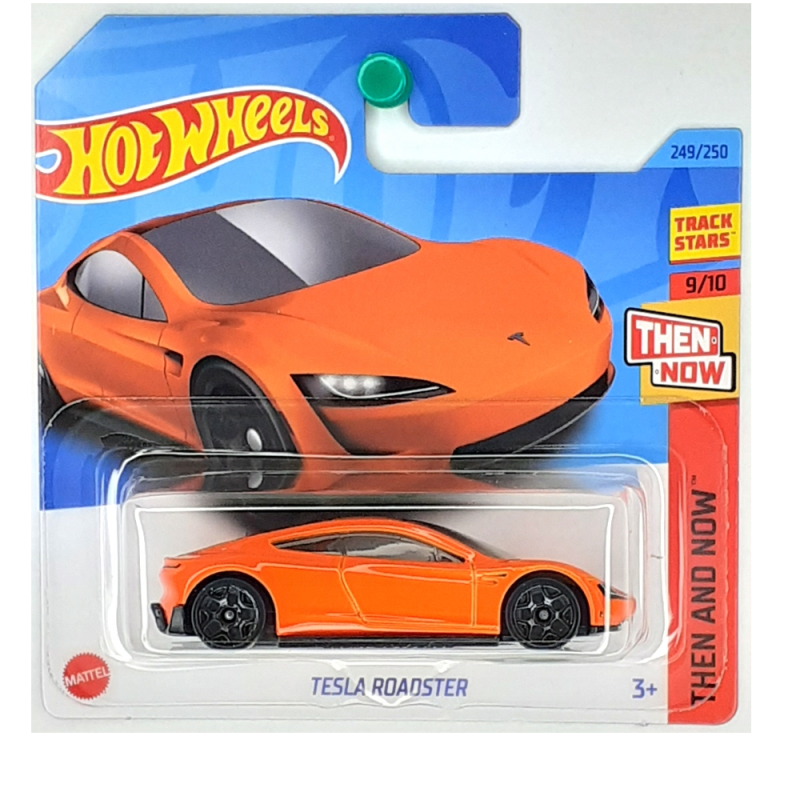 Mattel Hot Wheels - Αυτοκινητάκι Then And Now 9/10 , Tesla Roadster HKJ47 (5785)