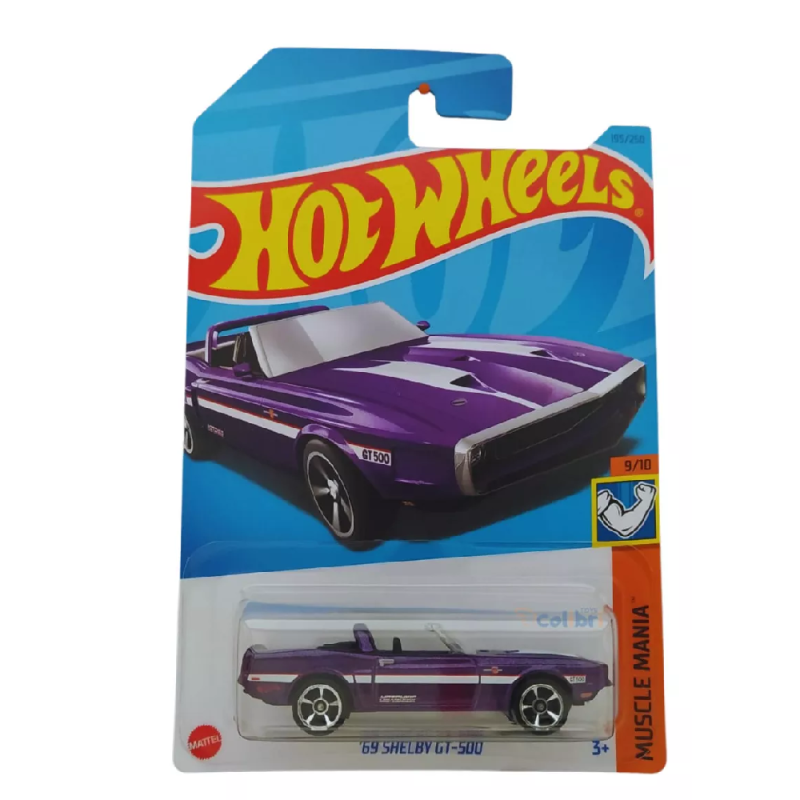 Mattel Hot Wheels - Αυτοκινητάκι '69 Shelby Gt-500 9/10 , Muscle Mania HKJ50 (5785)