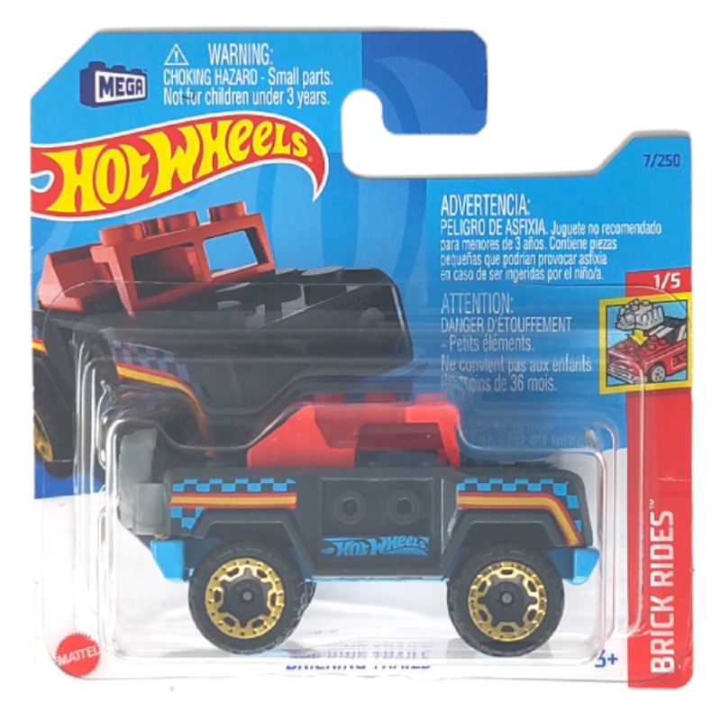 Mattel Hot Wheels - Αυτοκινητάκι Brick Rides, Bricking Trails (1/5) HKJ85 (5785)