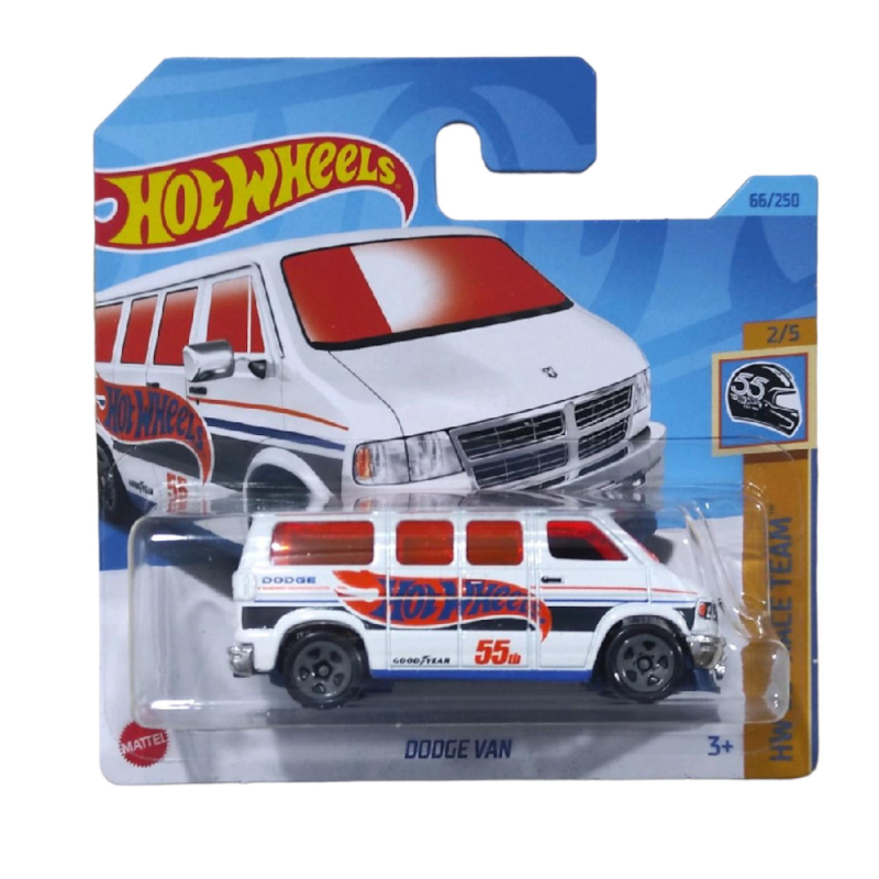 Mattel Hot Wheels - Αυτοκινητάκι HW 55 Race Team, Dodge Van (2/5) HKK28 (5785)