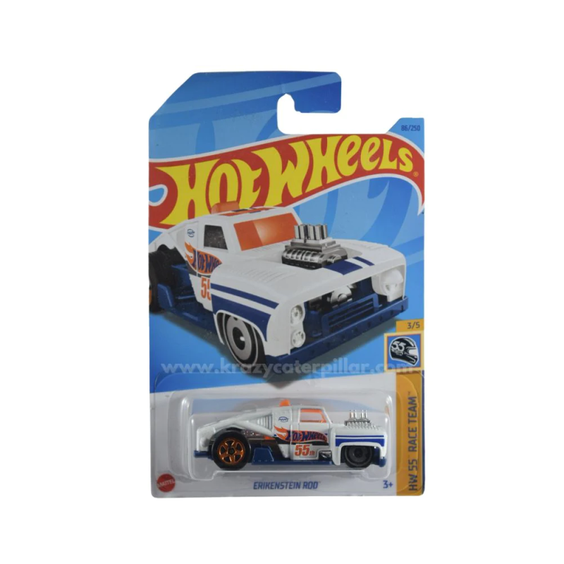 Mattel Hot Wheels - Αυτοκινητάκι Erikenstein Rod 3/5 , HW 55 Race Team HKK29 (5785)