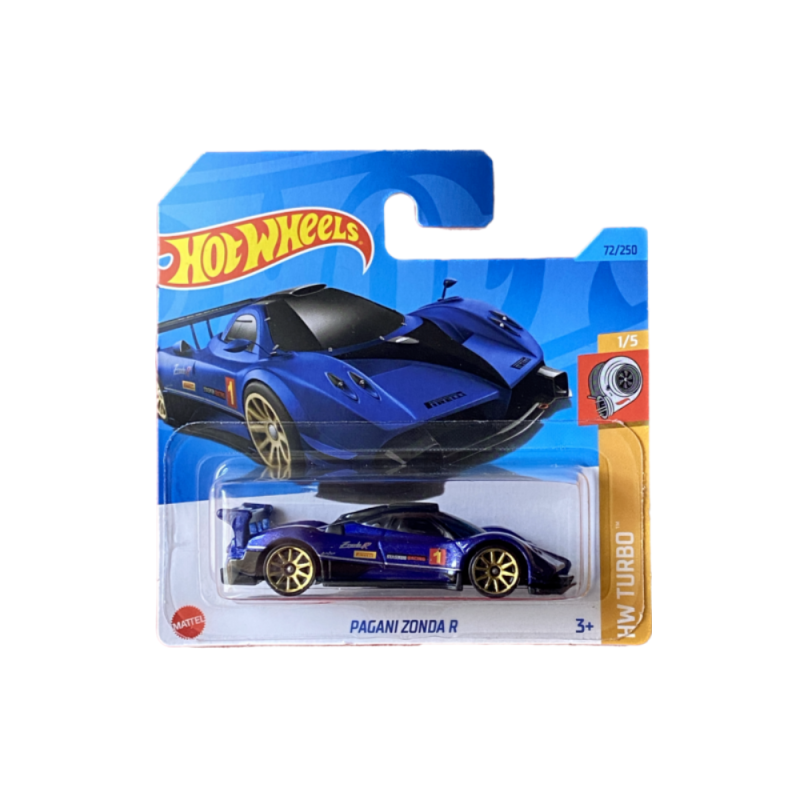 Mattel Hot Wheels - Αυτοκινητάκι HW Turbo, Pagani Zonda R (1/5) HKK83 (5785)