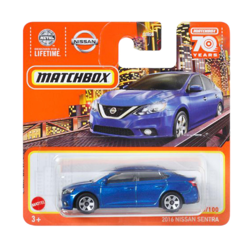 Mattel Matchbox - Αυτοκινητάκι, 2016 Nissan Sentra (70/100) HLC53 (C0859)