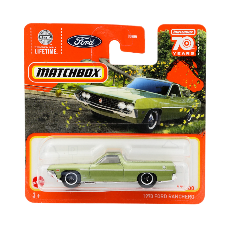 Mattel Matchbox - Αυτοκινητάκι, 1970 Ford Ranchero (17/100) HLC54 (C0859)