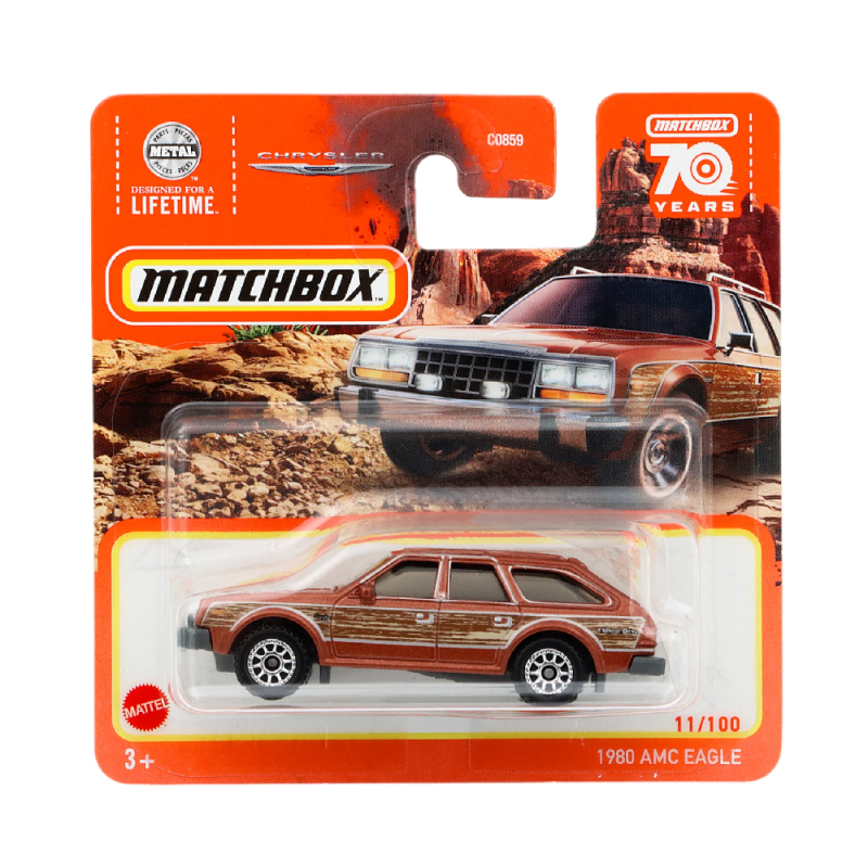 Mattel Matchbox - Αυτοκινητάκι,   1980 AMC Eagle (11/100) HLC66 (C0859)