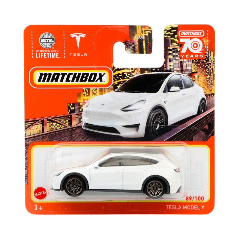 Mattel Matchbox - Αυτοκινητάκι, Tesla Model Y (89/100) HLC68 (C0859)