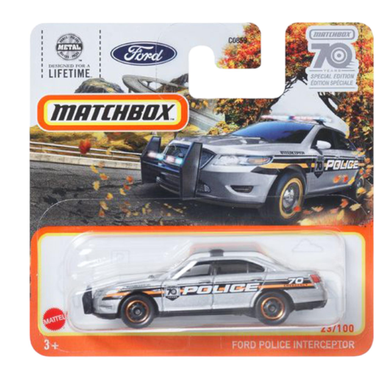 Mattel Matchbox - Αυτοκινητάκι, Ford Police Interceptor (23/100) HLD04 (C0859)
