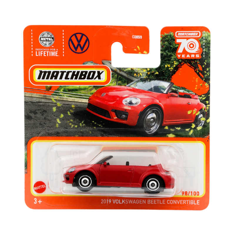 Mattel Matchbox - Αυτοκινητάκι, 2019 Volkswagen Beetle Convertible (98/100) HLD14 (C0859)