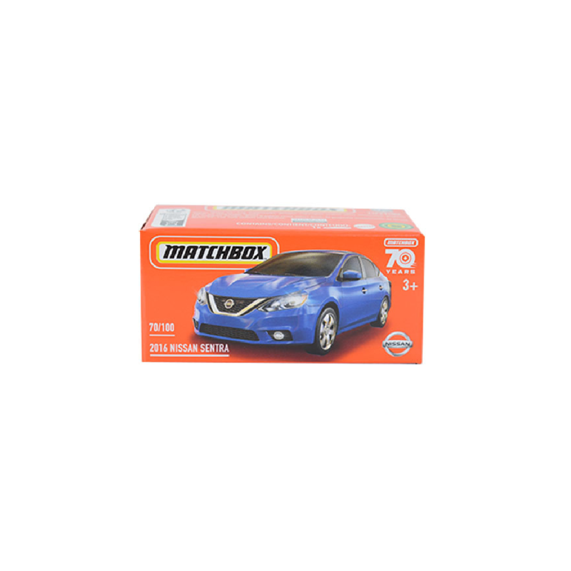 Mattel Matchbox - Αυτοκινητάκι Σε Κουτί, 2016 Nissan Sentra (70/100) HLD56 (DNK70)