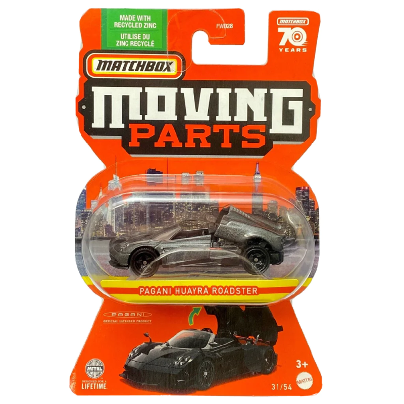 Mattel Matchbox - Moving Parts, Pagani Huayra Roadster (31/54) HLG16 (FWD28)