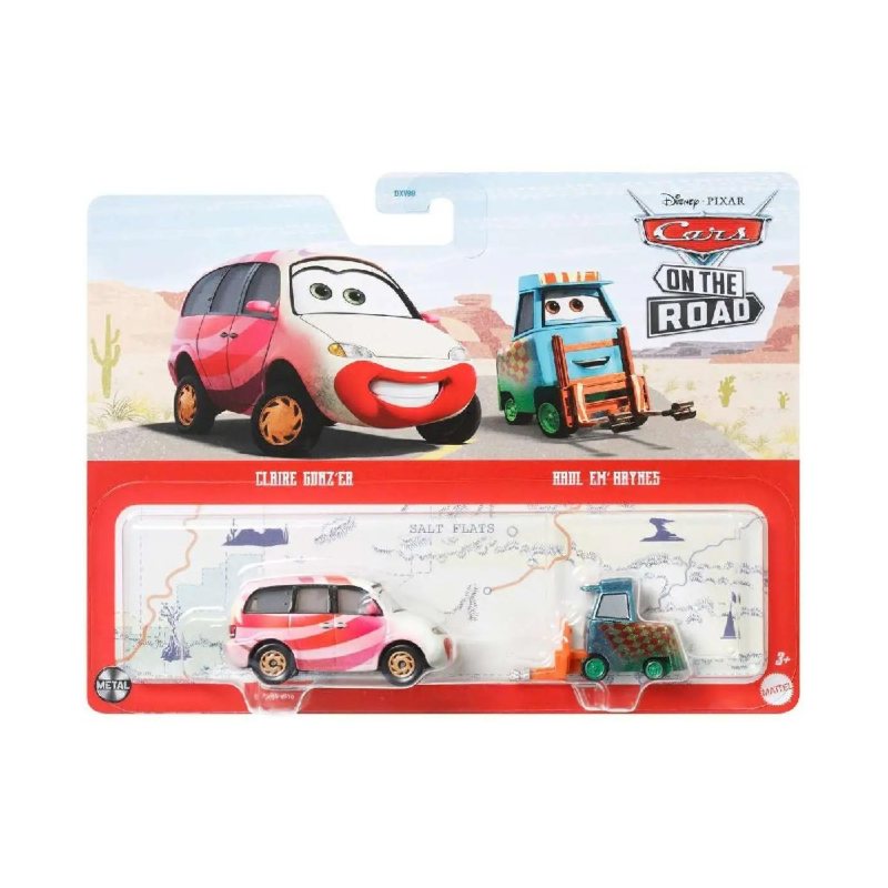 Mattel Cars - Σετ Με 2 Αυτοκινητάκια, Claire Gunz'er And Haul Em'Hrunes HLH66 (DXV99)