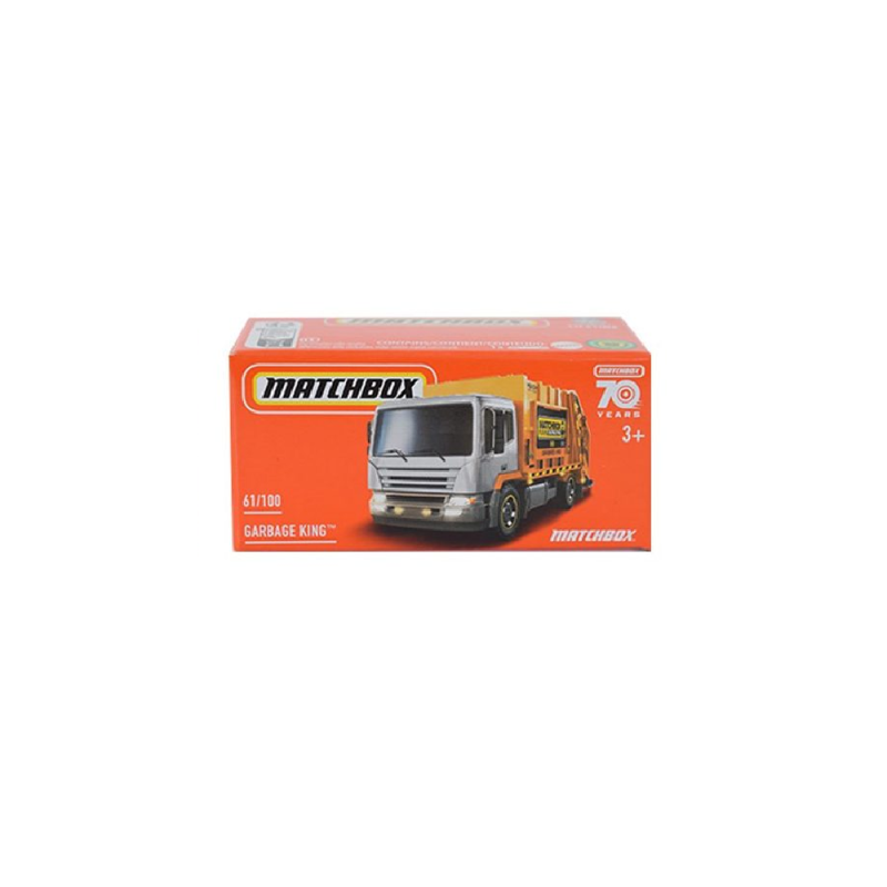 Mattel Matchbox - Αυτοκινητάκι Σε Κουτί, Garbage King (61/100) HLF12 (DNK70)