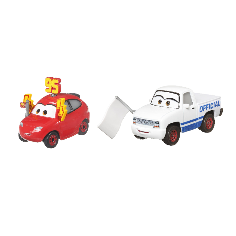 Mattel Cars - Σετ Με 2 Αυτοκινητάκια, Maddy Mcgear & Kris Revstopski HLH58 (DXV99)