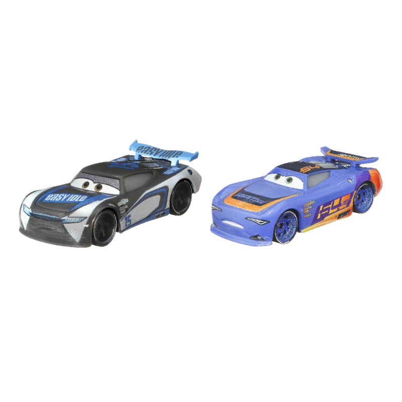Mattel Cars - Σετ Με 2 Αυτοκινητάκια, Harvey Rodcap & Barry Depedal HLH59 (DXV99)