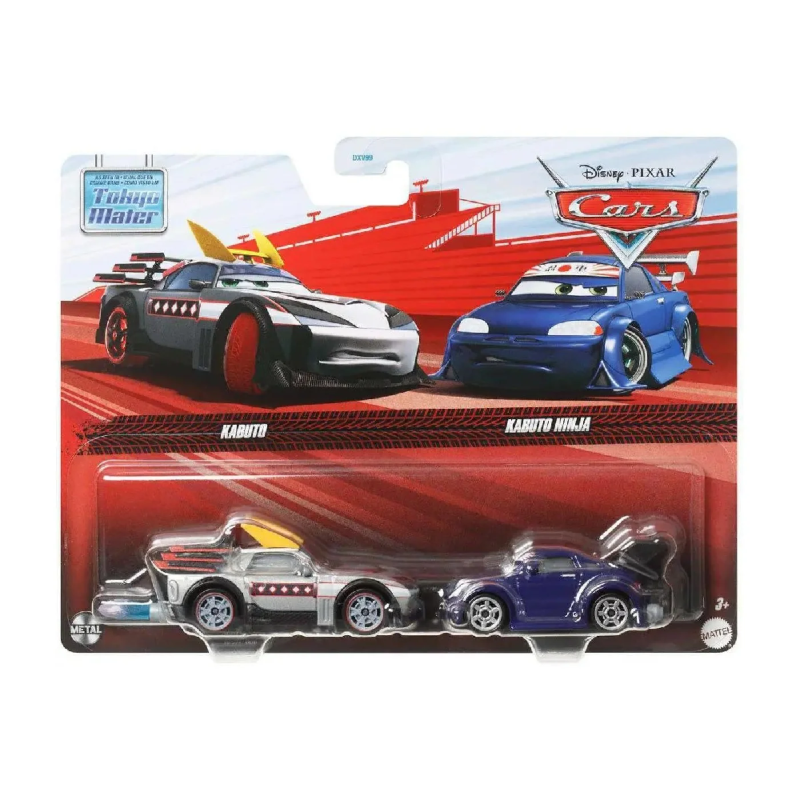 Mattel Cars - Σετ Με 2 Αυτοκινητάκια, Tokyo Mater Kabuto And Kabuto Ninja  HLH71 (DXV99)
