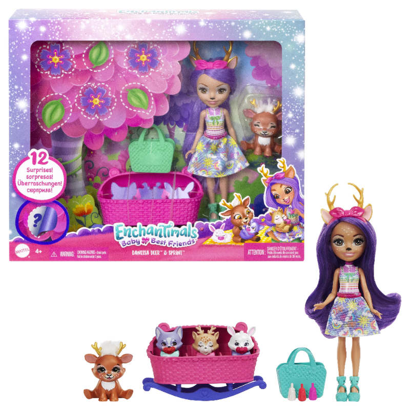 Mattel Enchantimals -  Baby Best Friends Doll Reveal 1 HLK84 (HLK83)