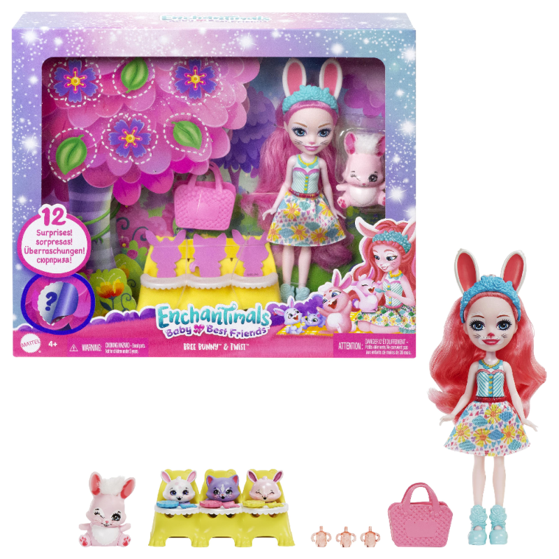 Mattel Enchantimals -  Baby Best Friends Doll Reveal 2 HLK85 (HLK83)