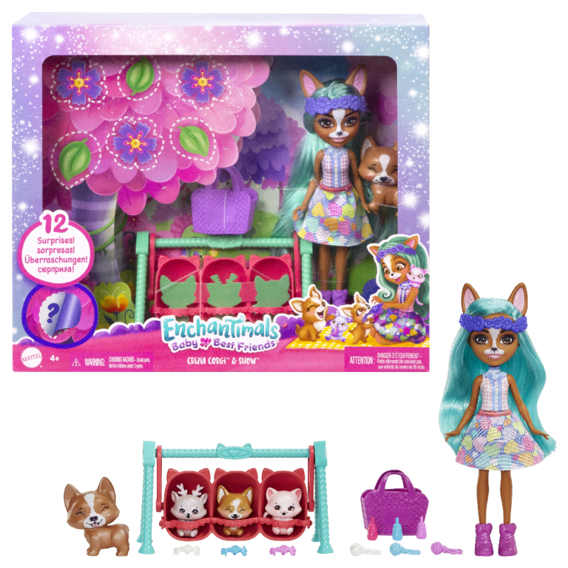 Mattel Enchantimals -  Baby Best Friends Doll Reveal 3 HLK86 (HLK83)