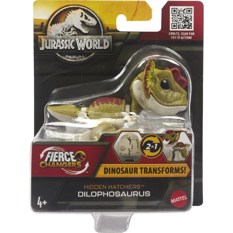 Mattel Jurassic World - Fierce Changers, Dilophosaurus HLP04 (HLP00)