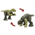 Mattel Jurassic World - Fierce Changers, Δεινόσαυροι 2 Σε 1, Tyrannosaurus Rex & Ankylosaurus HLP08 (HLP05)