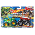 Mattel Hot Wheels - Monster Trucks, Demolition Doubles, Gunkster Vs 5 Alarm HLT69 (FYJ64)
