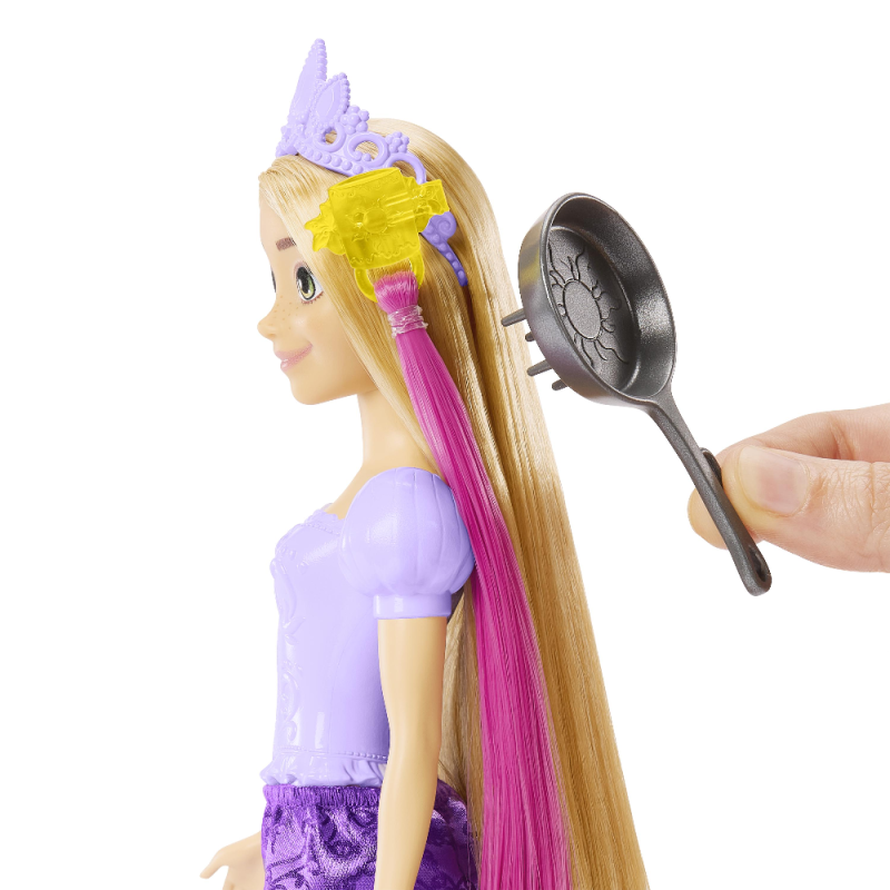 Παιχνιδολαμπάδα Mattel Disney Princess - Fairy-Tale Hair Rapunzel HLW18