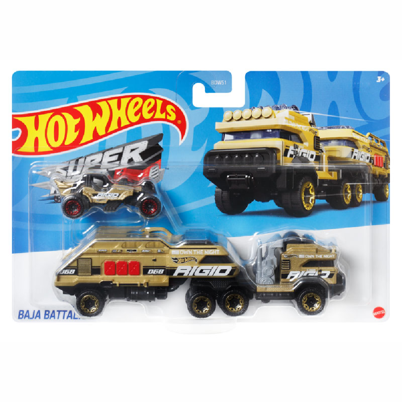 Mattel Hot Wheels - Σούπερ Νταλίκα, Baja Battalion HMF91 (BDW51)