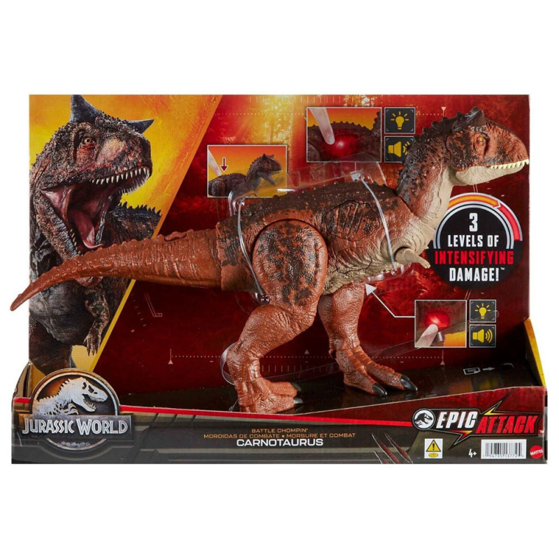 Mattel Jurassic World - Mattel Epic Attack Carnotaurus HND19