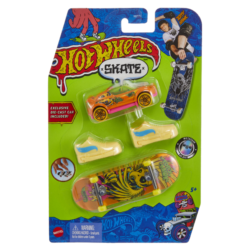 Mattel Hot Wheels - Tony Hawk Skate, Shrieking Havoc & Hi Beam HNG59 (HGT71)
