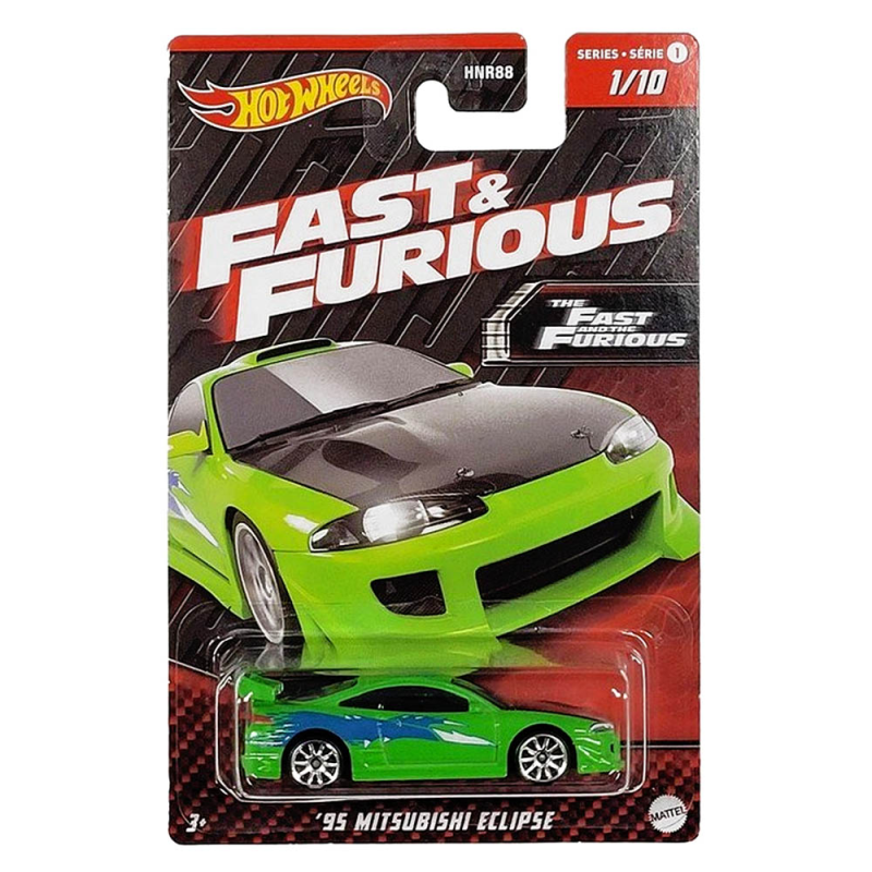 Mattel Hot Wheels - Fast And Furious, ΄95 Mitsubishi Eclipse (1/10) HNR91 (HNR88)