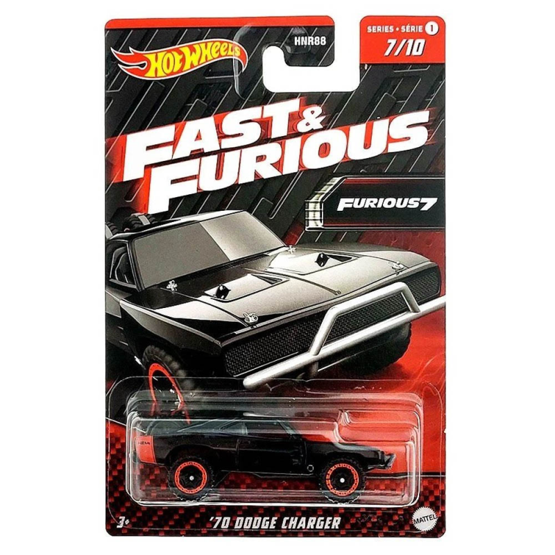 Mattel Hot Wheels - Fast And Furious, ΄70 Dodge Charger (7/10) HNR97 (HNR88)